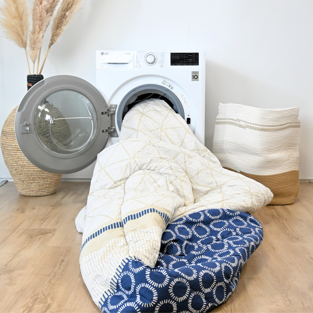 HappyDuvet Nairobi - 100% cotton - Duvet for year-round use - Pillowslips included