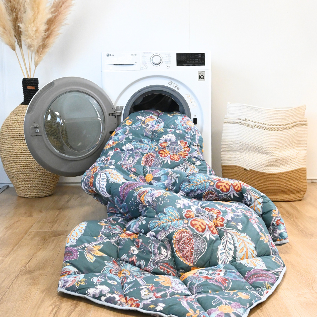 HappyDuvet Flower Harmony - 100% cotton - Duvet for year-round use