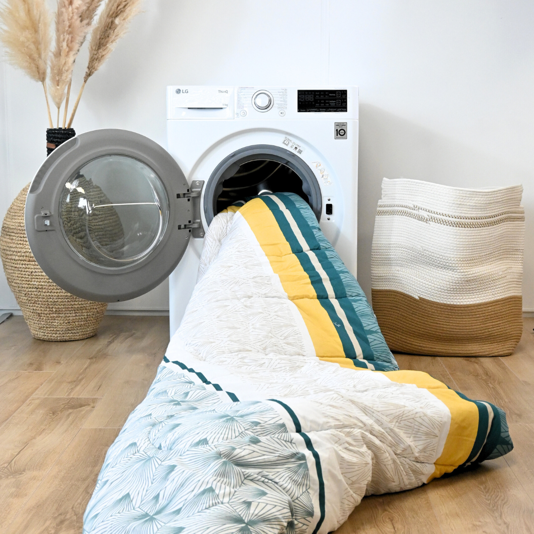 HappyDuvet Kerio - 100% cotton - Duvet for year-round use - Pillowslips included