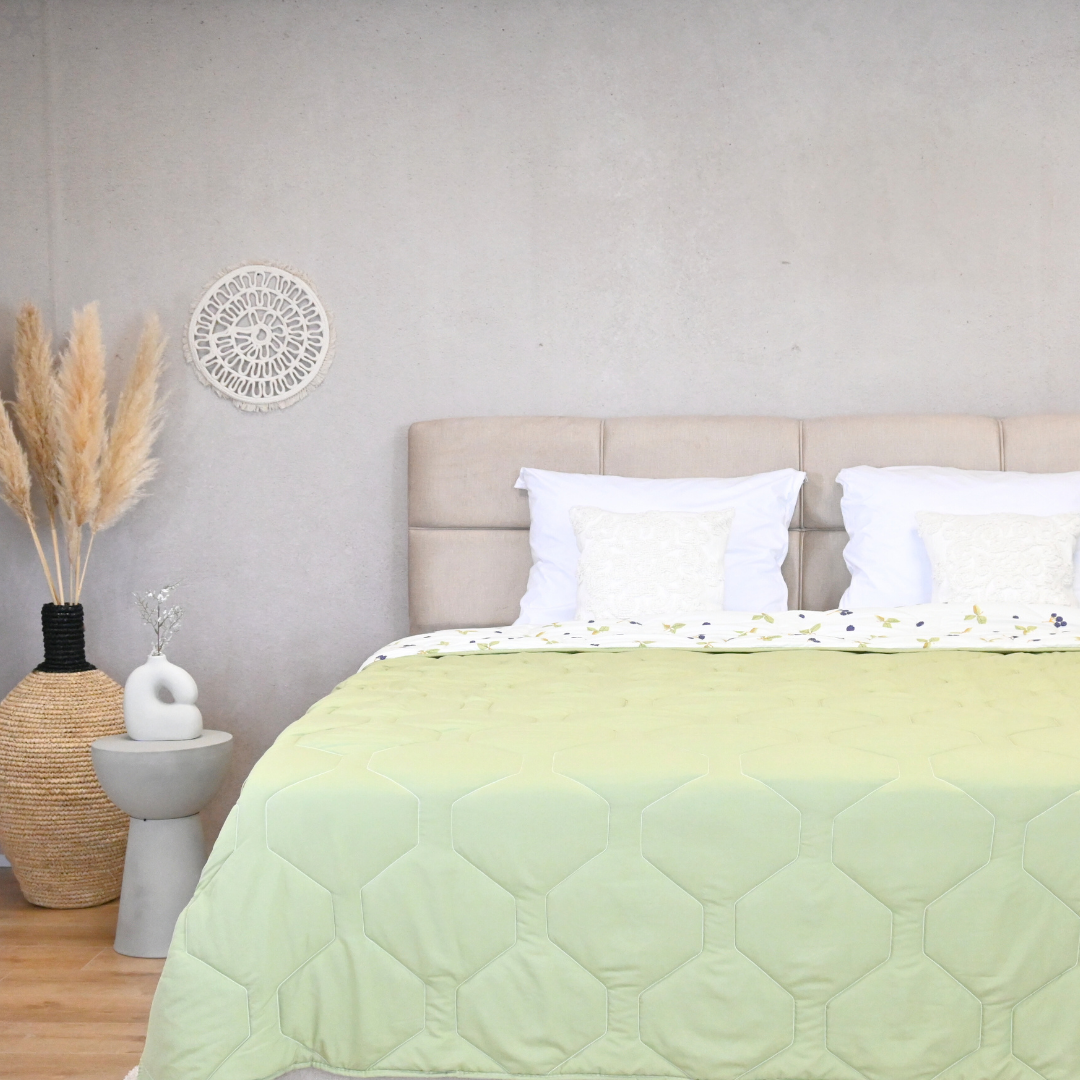 HappyDuvet Berry Leaves - Coverless Summerduvet for Warm Days