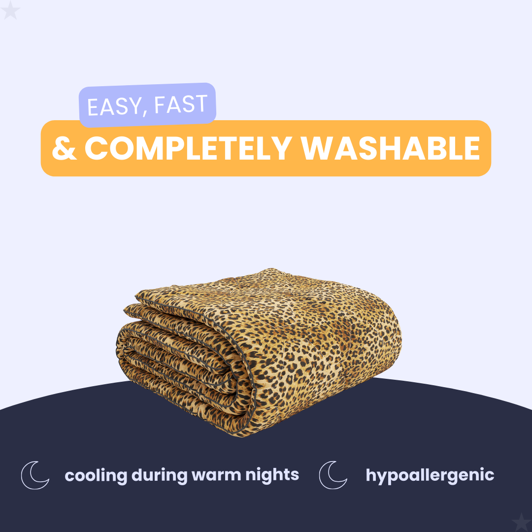 HappyDuvet Panther - Coverless Summerduvet for Warm Days
