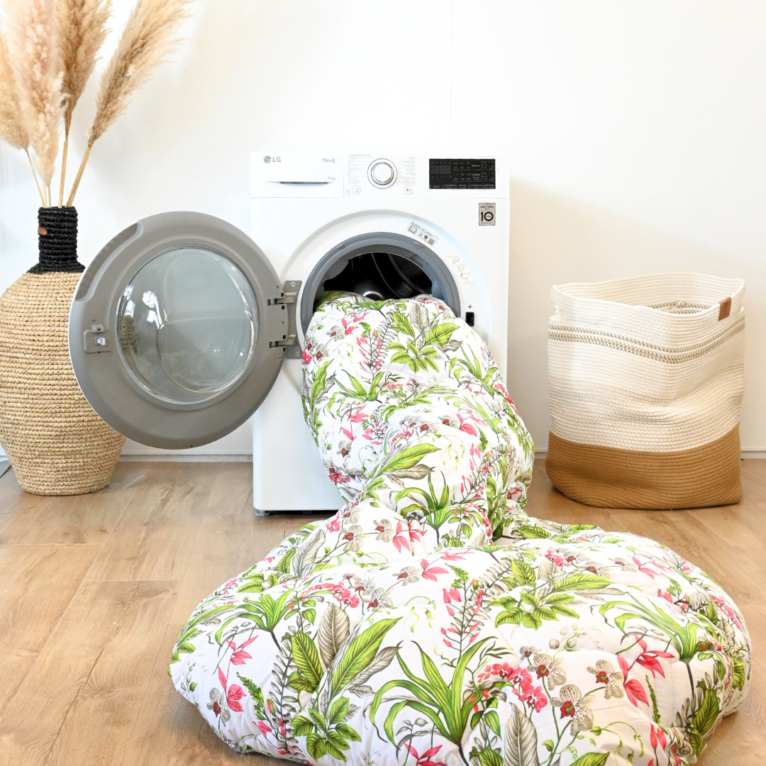 HappyDuvet Botanic Bliss - 100% Cotton All season Coverless duvet