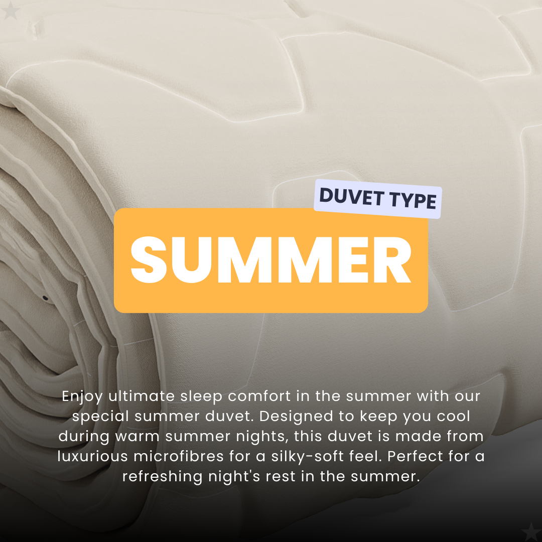 HappyDuvet Taupe - Coverless Summerduvet for Warm Days