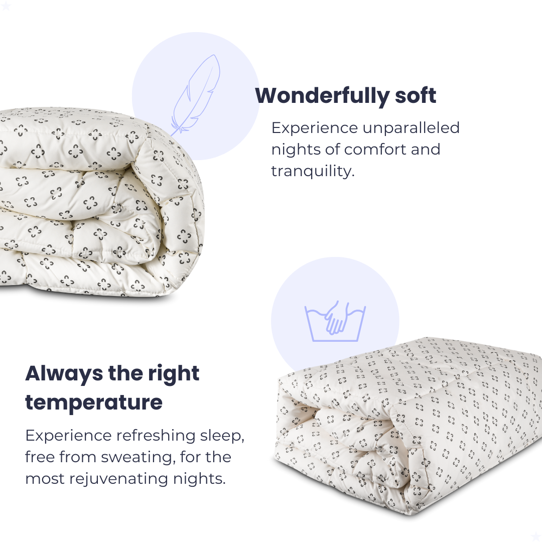 HappyDuvet Quiet corners - All season Coverless duvet