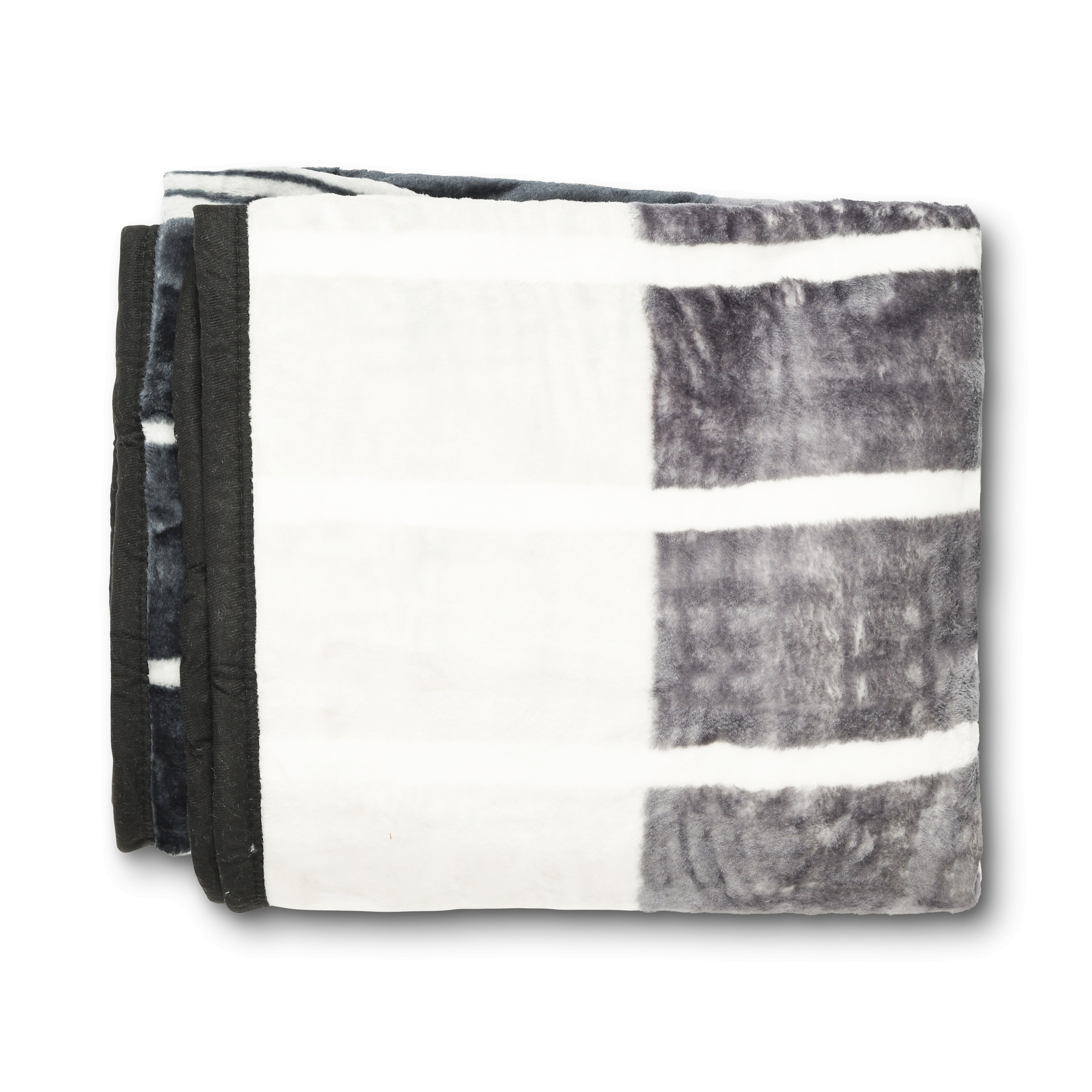 HappyDuvet cozy blanket 150x200 cm - Fleece blanket | Striped