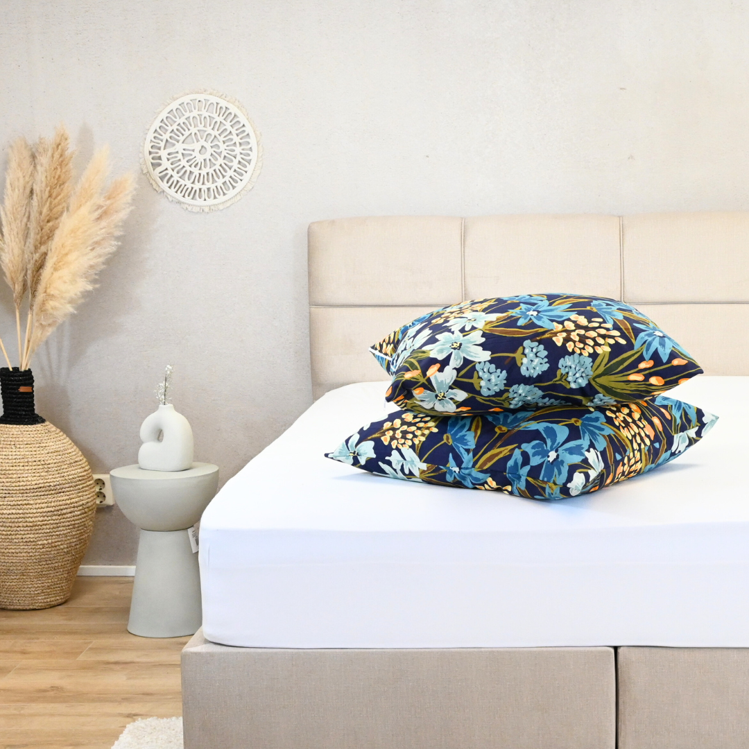 HappyBed Floral Green - pillowcases - 100% cotton