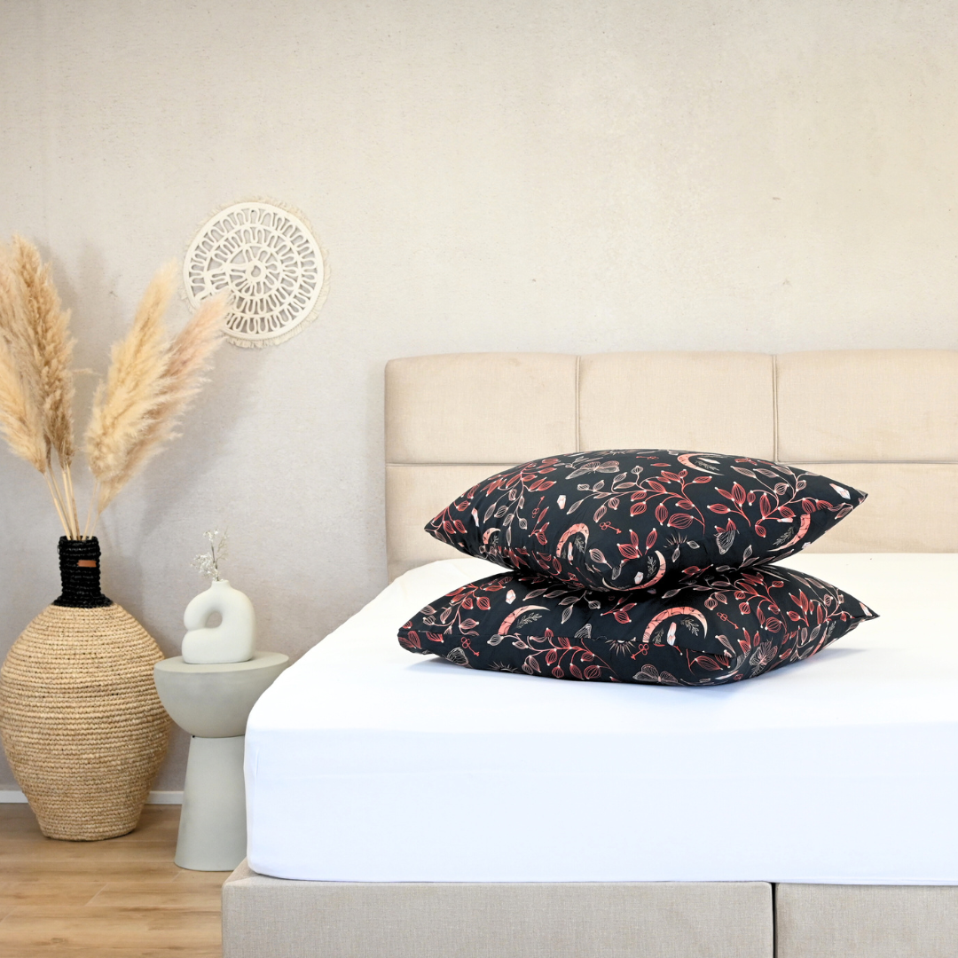 HappyDuvet | Twilight Ruby Pillowcase Set 2 Pieces - 60x70cm - Microfibre