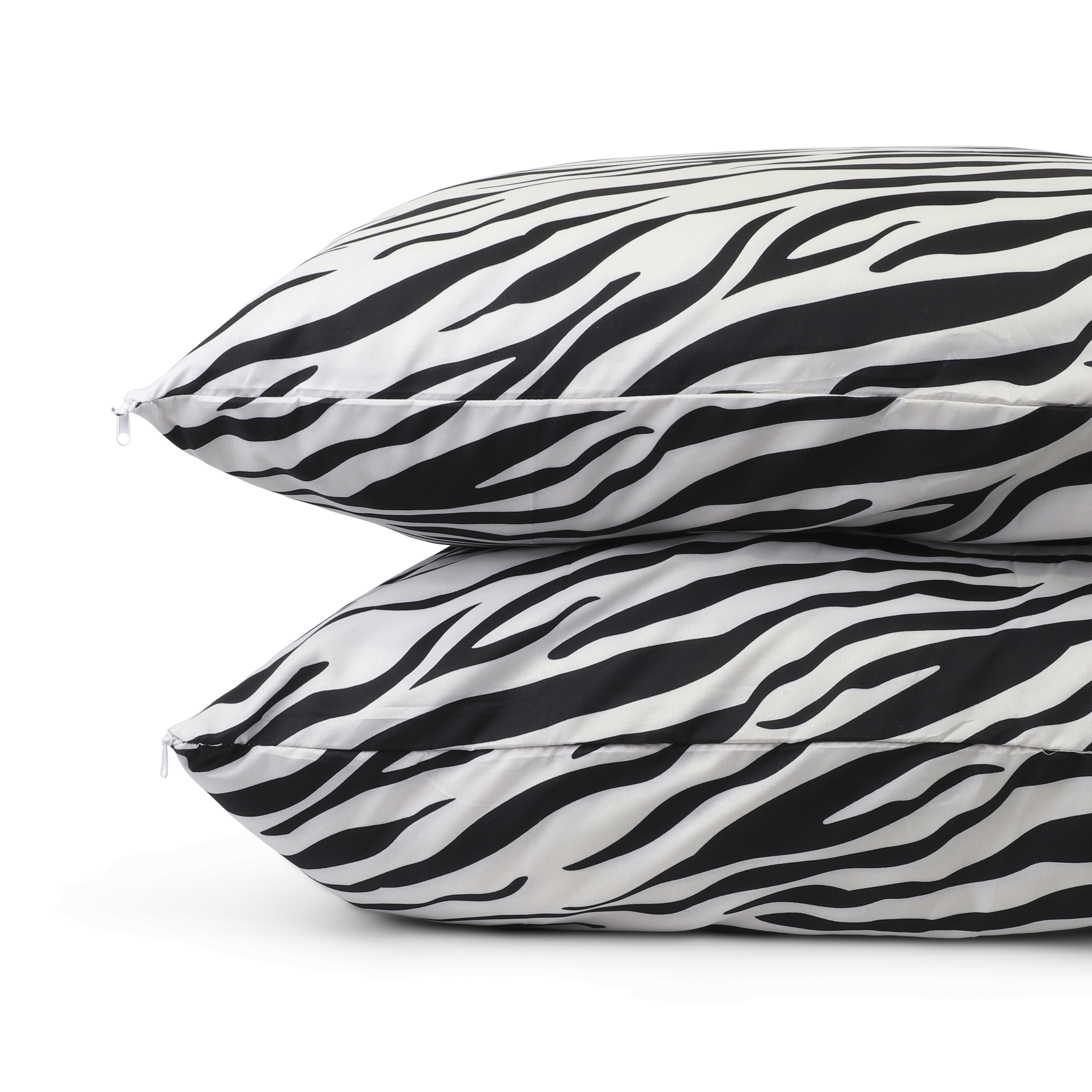 HappyDuvet | Zebra pillowcase set 2 pieces - 100% Microfibre