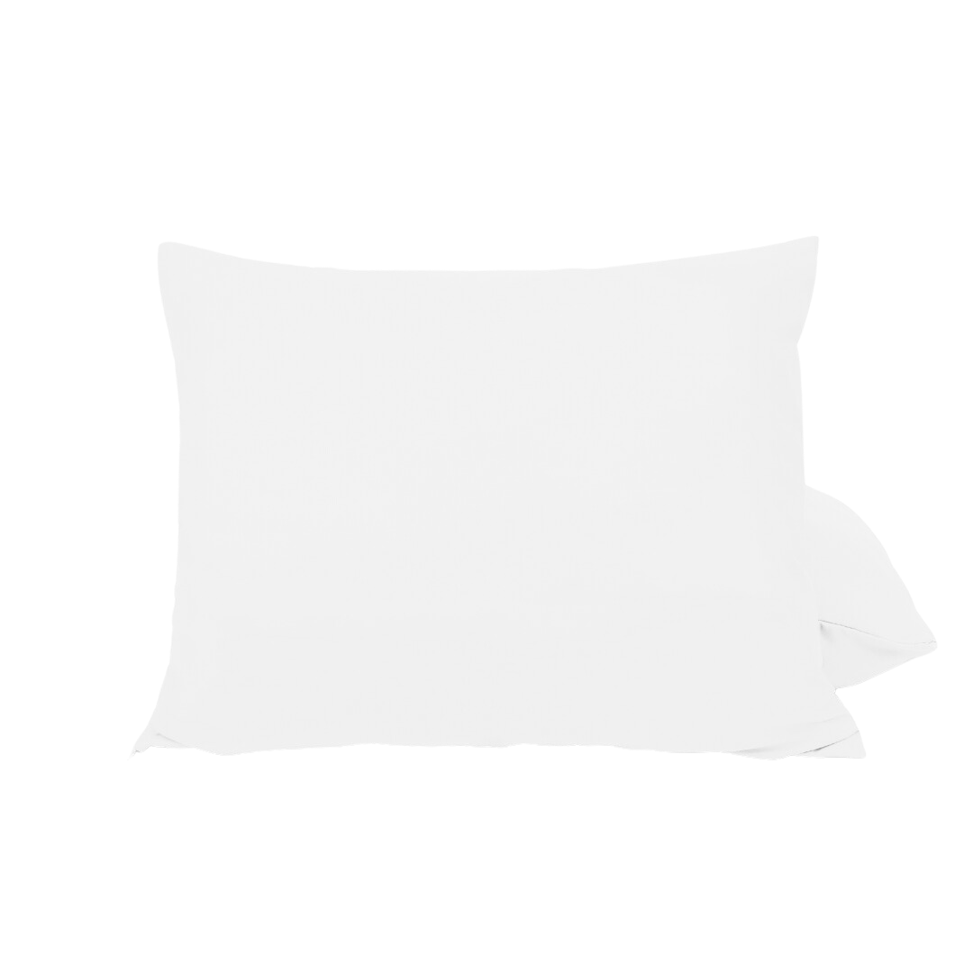 HappyDuvet | White Pillowcase Set of 2 - 100% Microfibre