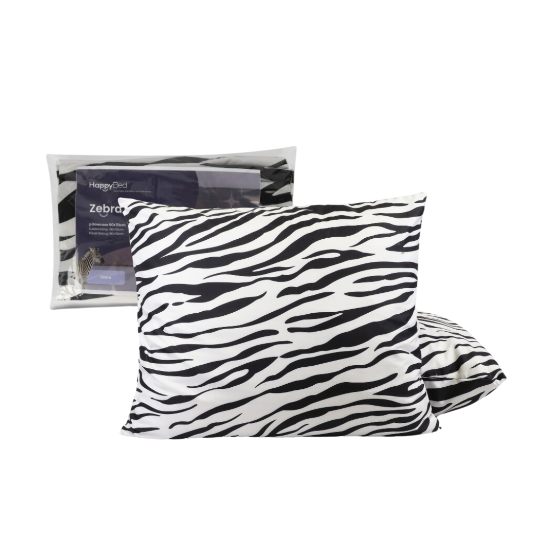 HappyDuvet | Zebra pillowcase set 2 pieces - 100% Microfibre