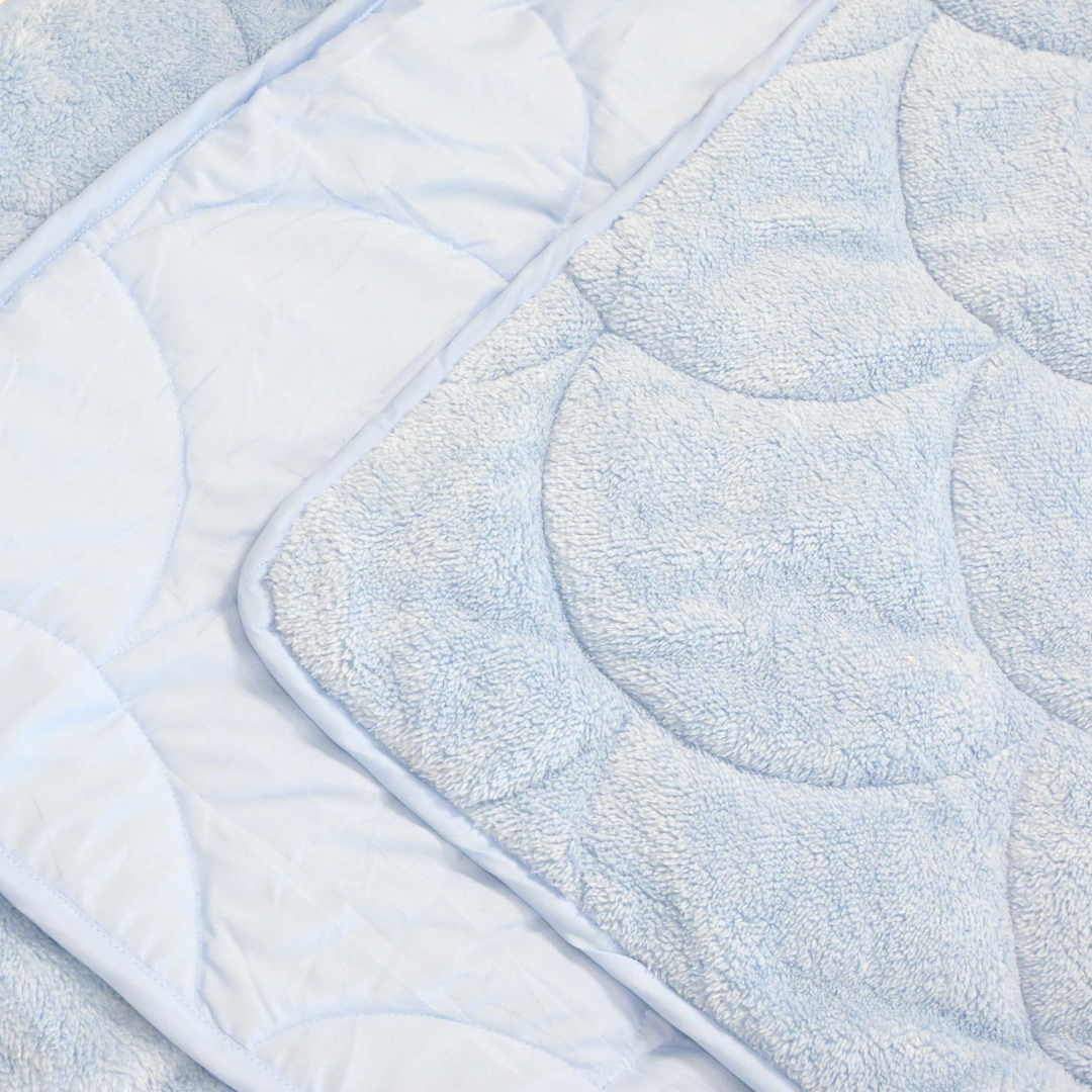 HappyDuvet - Teddy - Blue - All season Coverless duvet