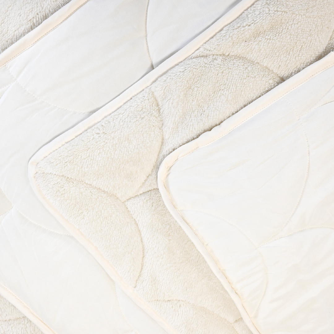 HappyDuvet - Teddy - Off white - All season Coverless duvet