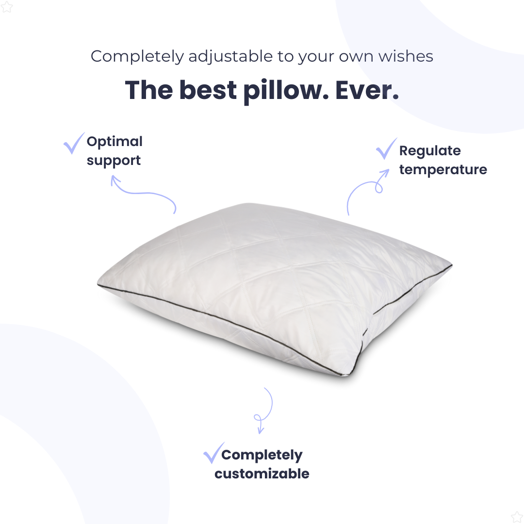 Happypillow | Adjustable pillow - Memory foam filling