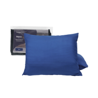 HappyDuvet | Navy pillowcase set 2 pieces - 60x70cm - 100% Microfibre