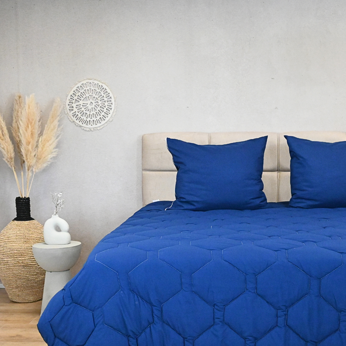 HappyDuvet Navy - All season Coverless duvet